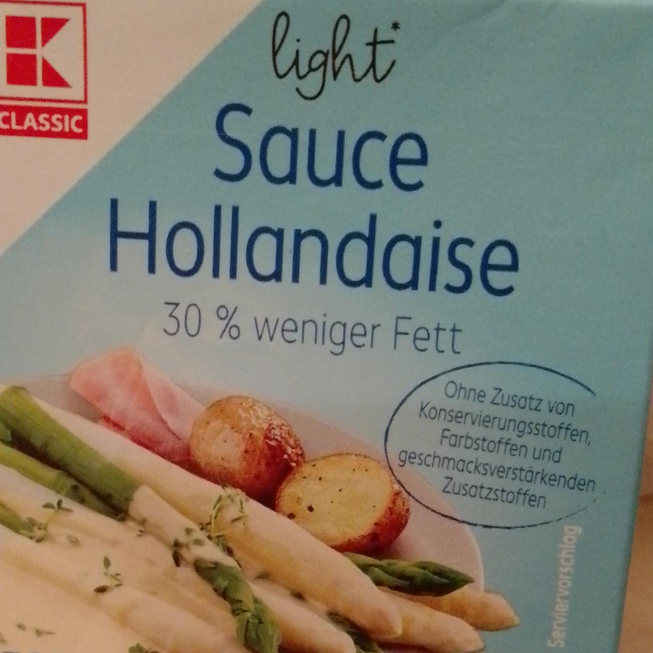 Sauce Hollandaise Light K-Classic - калорийность, пищевая ценность ⋙ ...