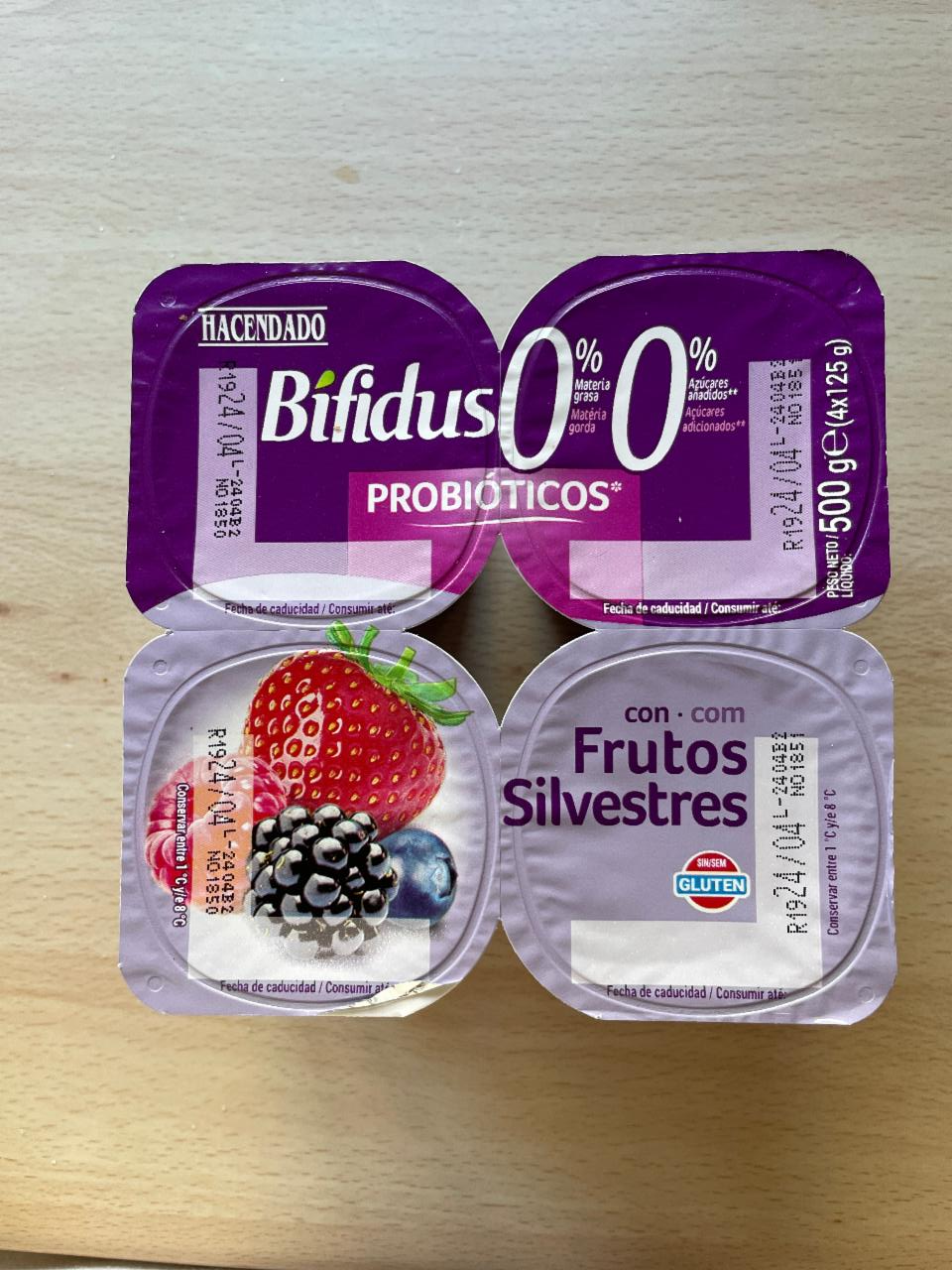 Фото - Bifidus 0% con frutos silvestres Hacendado