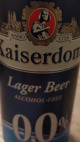 Фото - Пиво светлое безалкогольное пастеризованное фильтрованное Kaiserdom
