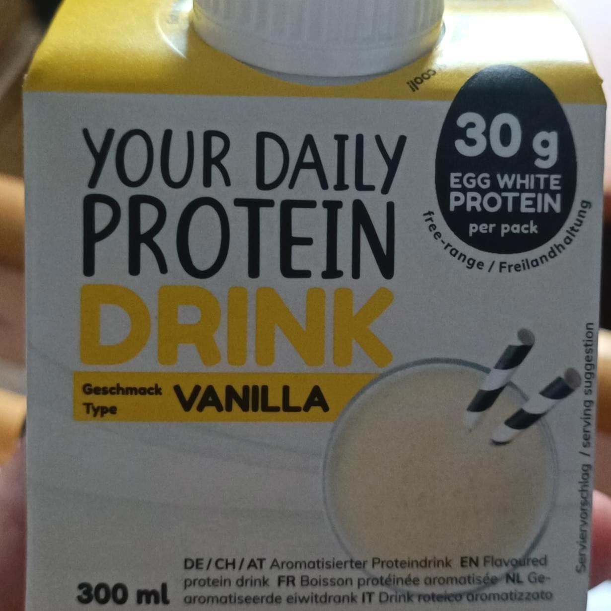 Фото - Напиток ванильный протеиновый Your Daily Protein Drink Vanilla Eggy Food