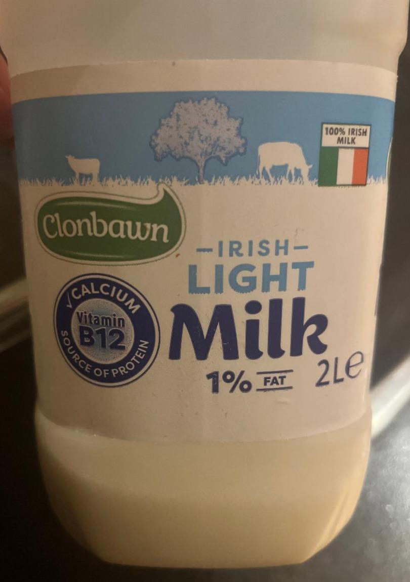 Фото - Молоко ирландское легкое 1% Coolree creamery
