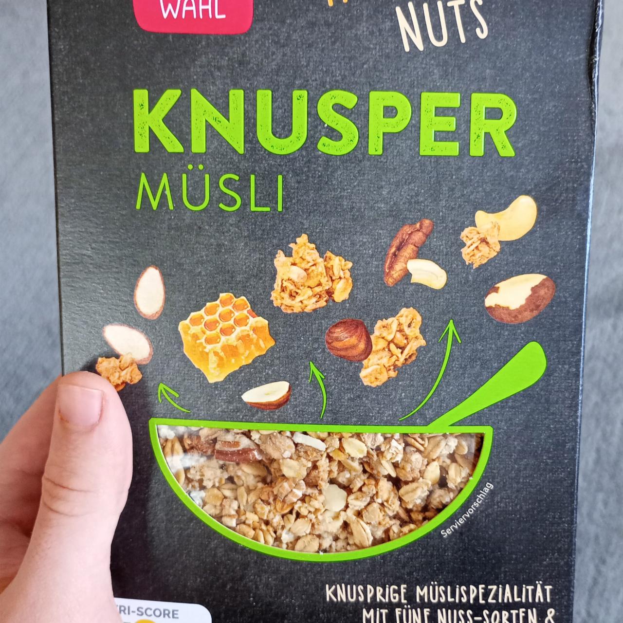 Фото - Knusper Müsli Honey Nuts Rewe beste Wahl