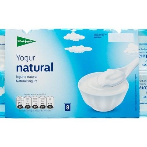 Фото - натуральный йогурт El Corte Ingles
