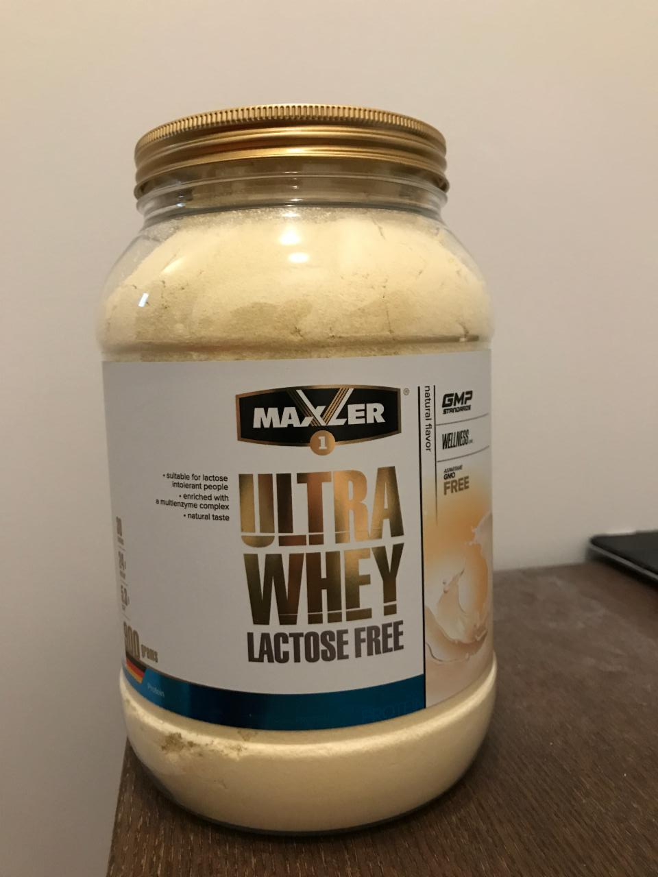 Фото - Протеин без лактозы ULTRA WHEY LACTOSE FREE natural flavor MAXLER