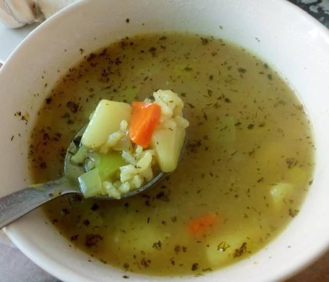 Фото - Рисовый суп с овощами