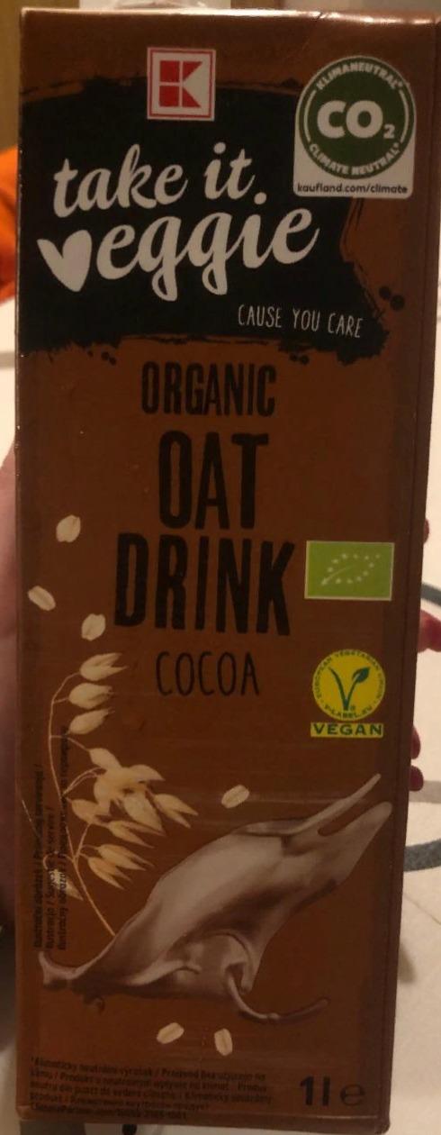 Фото - Organic Oat Drink Cocoa Take it veggie