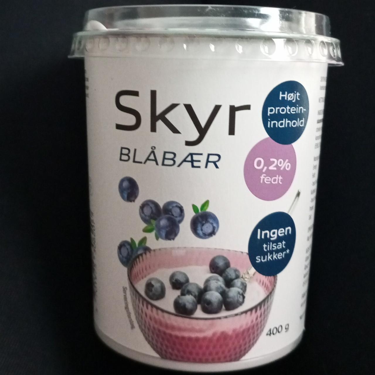 Фото - Йогурт густой со вкусом черники 0.2% жирности Skyr