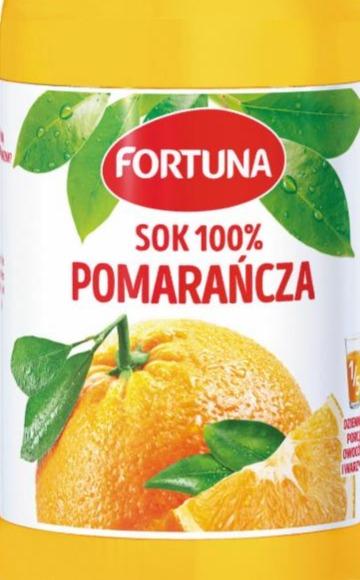 Фото - Сок 100% апельсиновый Fortuna