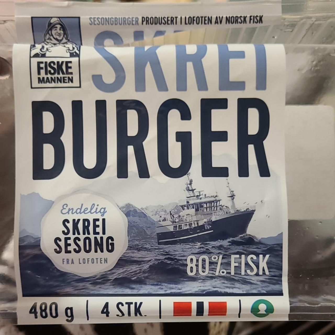 Фото - Рыбные бургеры Skrei Burger Fiske Mannen