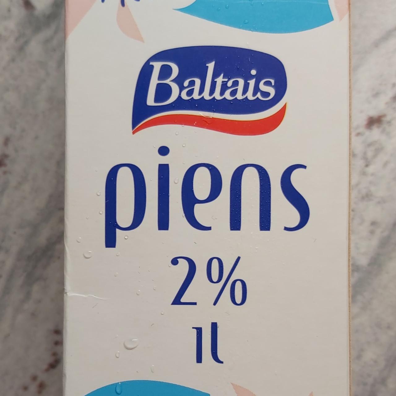 Фото - молоко 2% Baltais