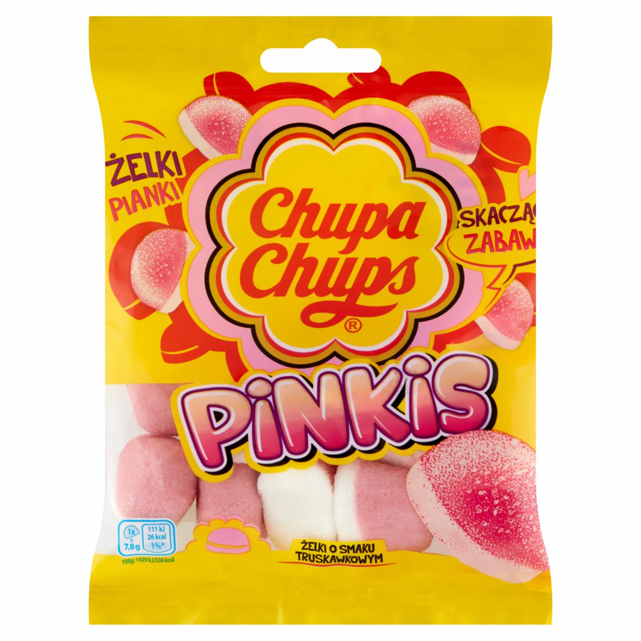 Фото - Жевательные конфеты с клубникой Chupa Chups Pinkis