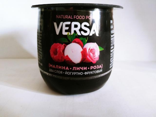 Фото - Десерт йогуртовый малина, личи, роза Versa