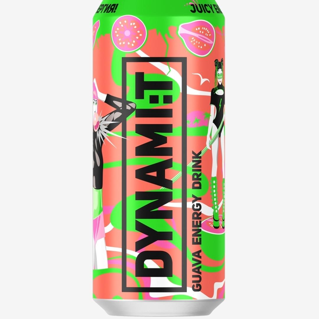 Фото - Напиток безалкогольный газированный guava energy drink Dinamit