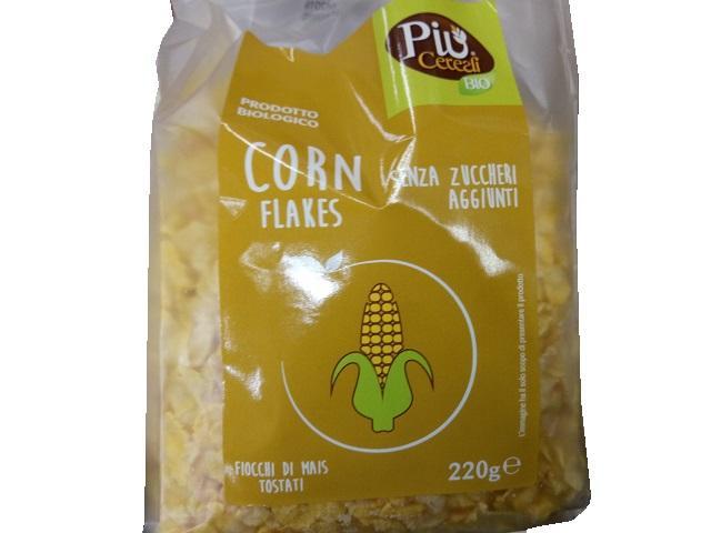 Фото - Хлопья кукурузные Piu-Cereali Organic Corn Flakes без сахара
