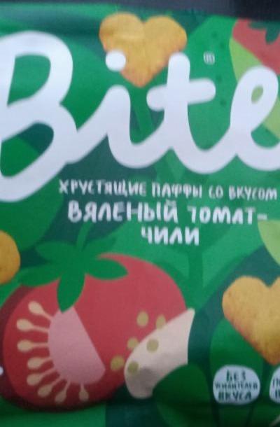 Фото - Паффы со вкусом вяленый томат-чили Bite
