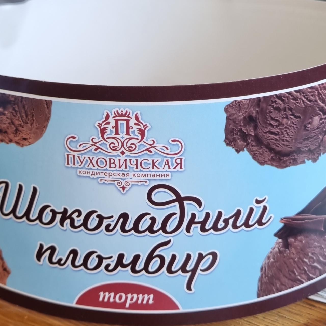 Фото - Торт шоколадный пломбир Пуховичская кондитерская фабрика