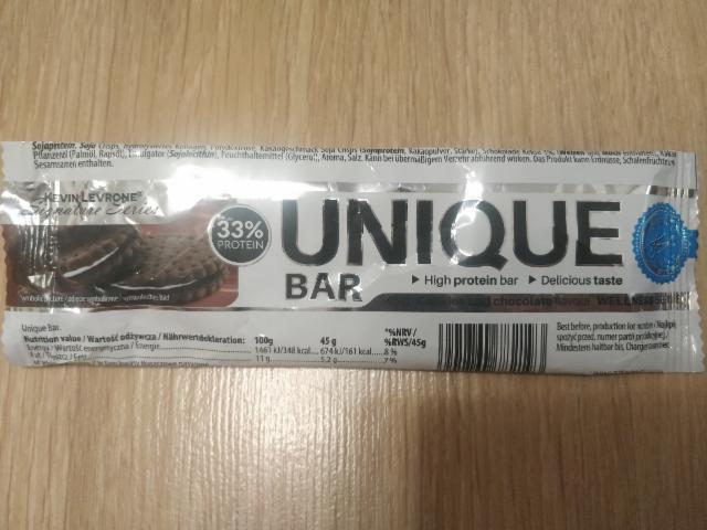 Фото - Protein bar Cookies and chocolate flavour Unique 45 g