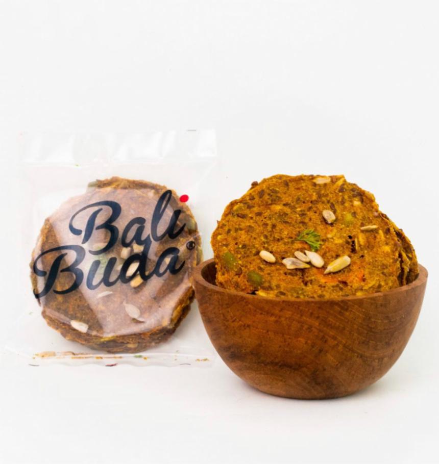 Фото - Хлебцы льняные с тыквой и кари Bali buda