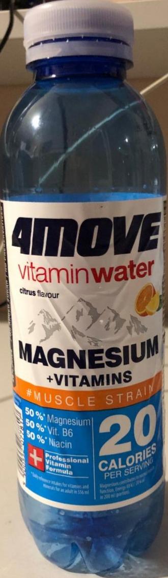Фото - Vitamin Water Magnesium+Vitamins citrus flavour 4move