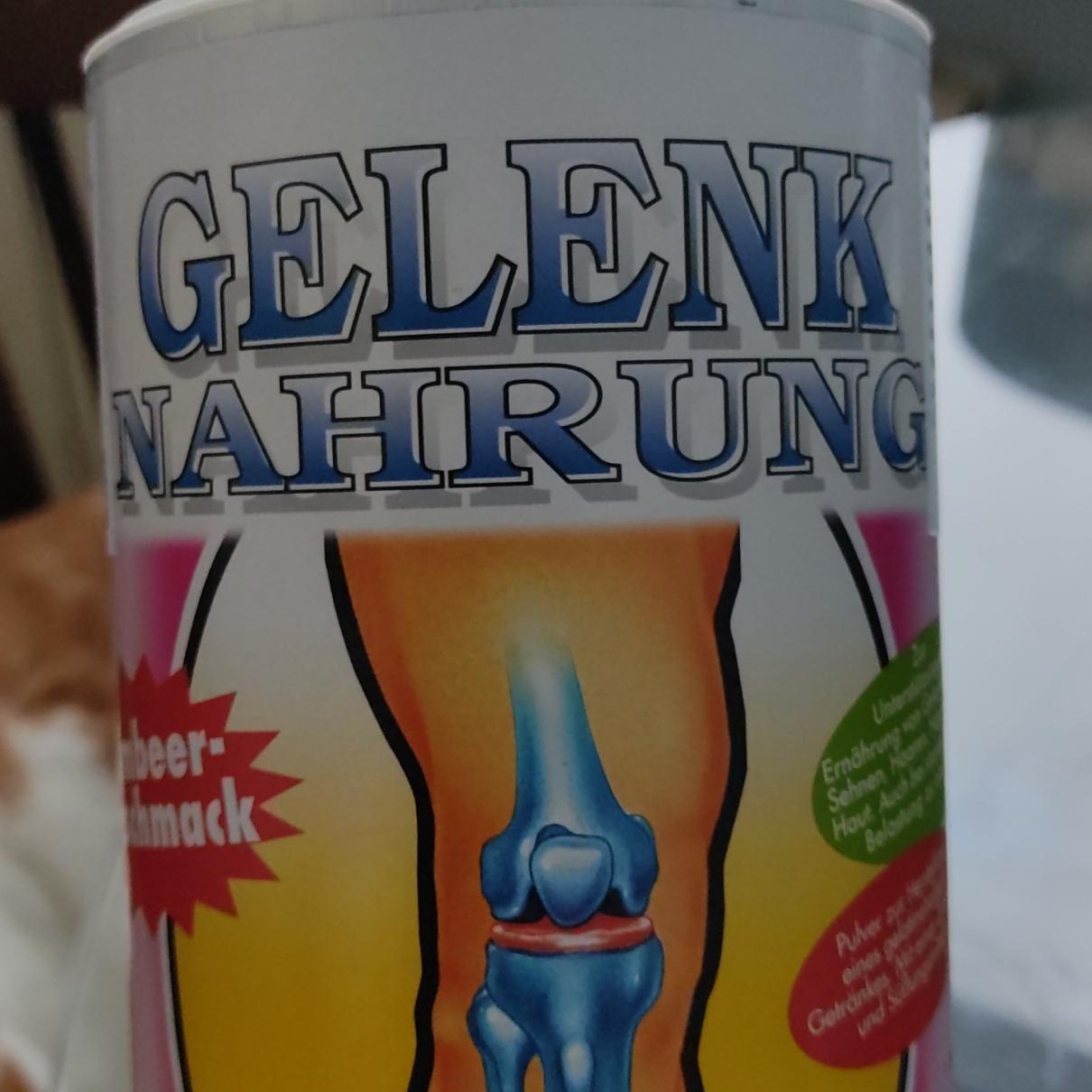 Фото - колагеновый напиток для суставов малина Gelenk Nahrung