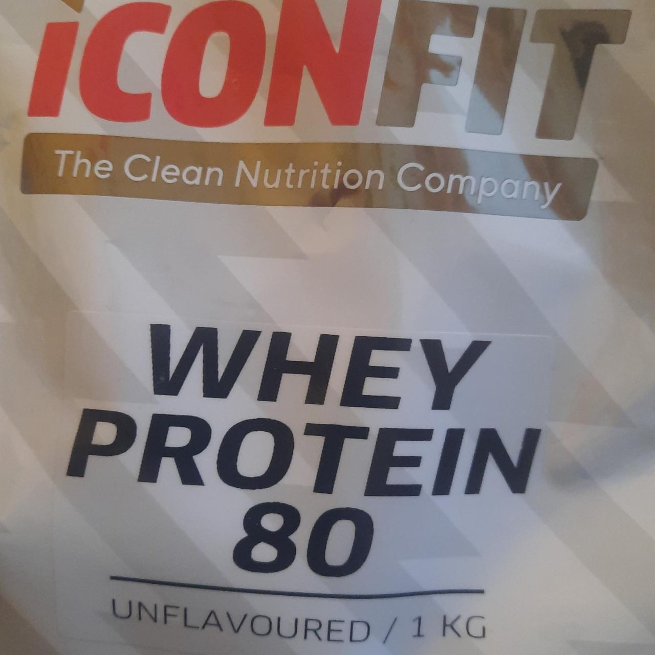 Фото - Whey protein 80 unflavoured Iconfit