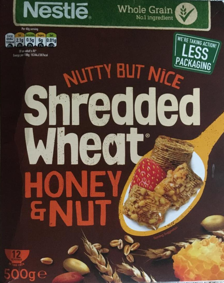 Фото - Подушечки Shredded Wheat Honey & Nut Nestlé
