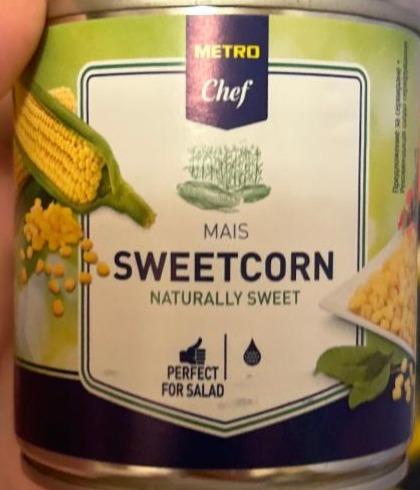 Фото - Кукуруза сахарная консервированная Sweetcorn Metro Chef