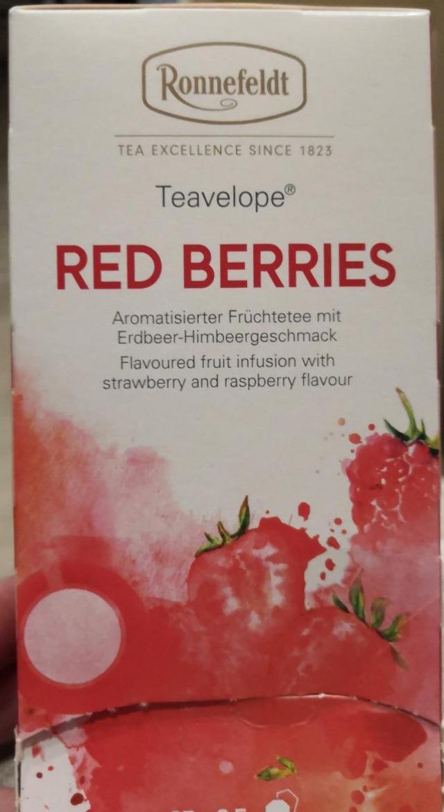 Фото - Чай фруктовый Teavelope Red Berries Ronnefeldt