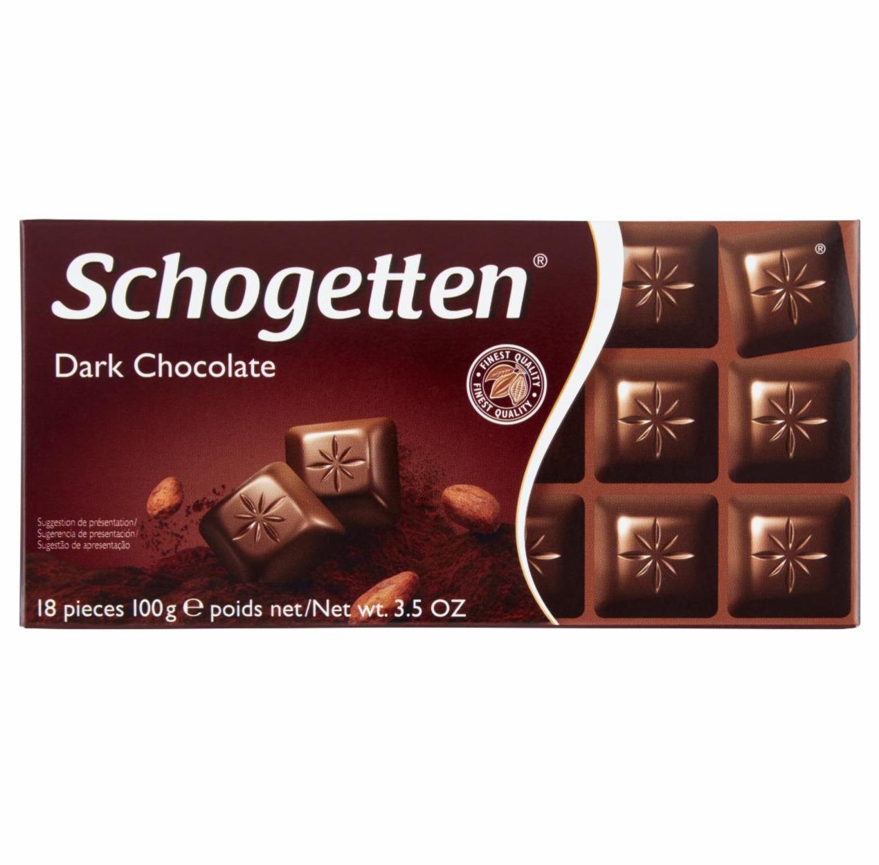 Фото - Шоколад Schogetten originals Dark Chocolate чёрный шоколад