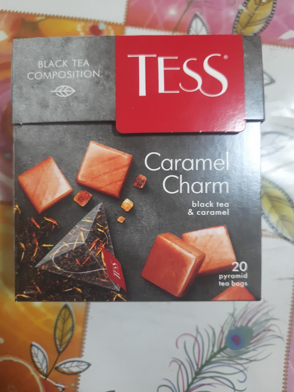Фото - чай в пирамидках черный Caramel Charm Tess