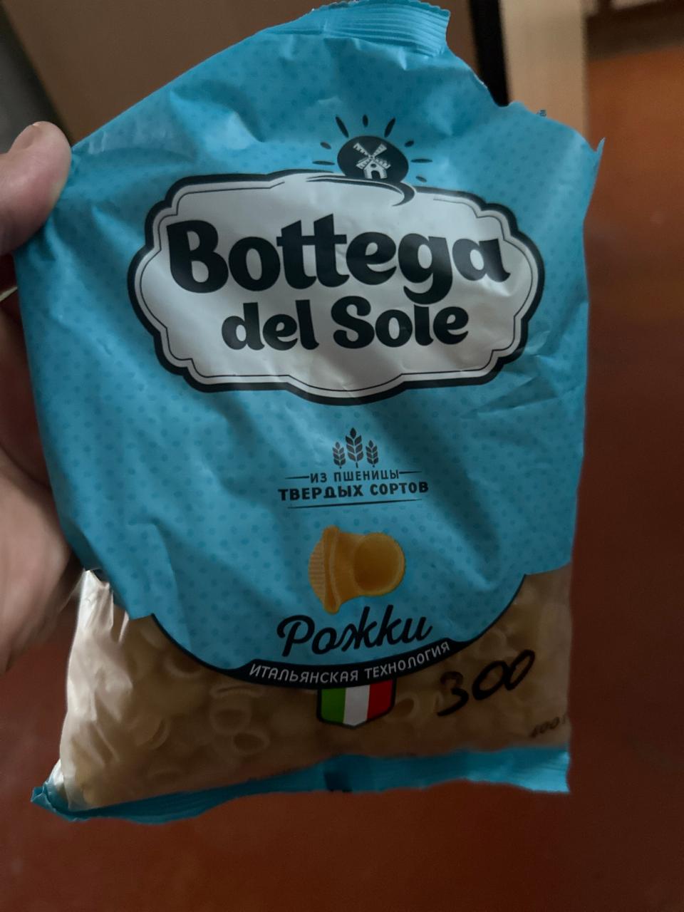 Фото - макароны из твердых сортов пшеницы рожки Bottega del Sole