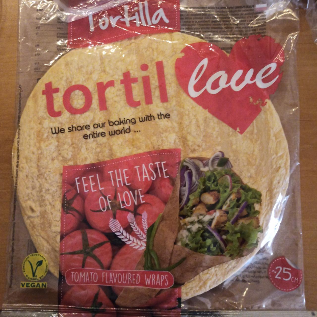 Фото - Tortilla Tomato Flavoured Wraps Tortil love