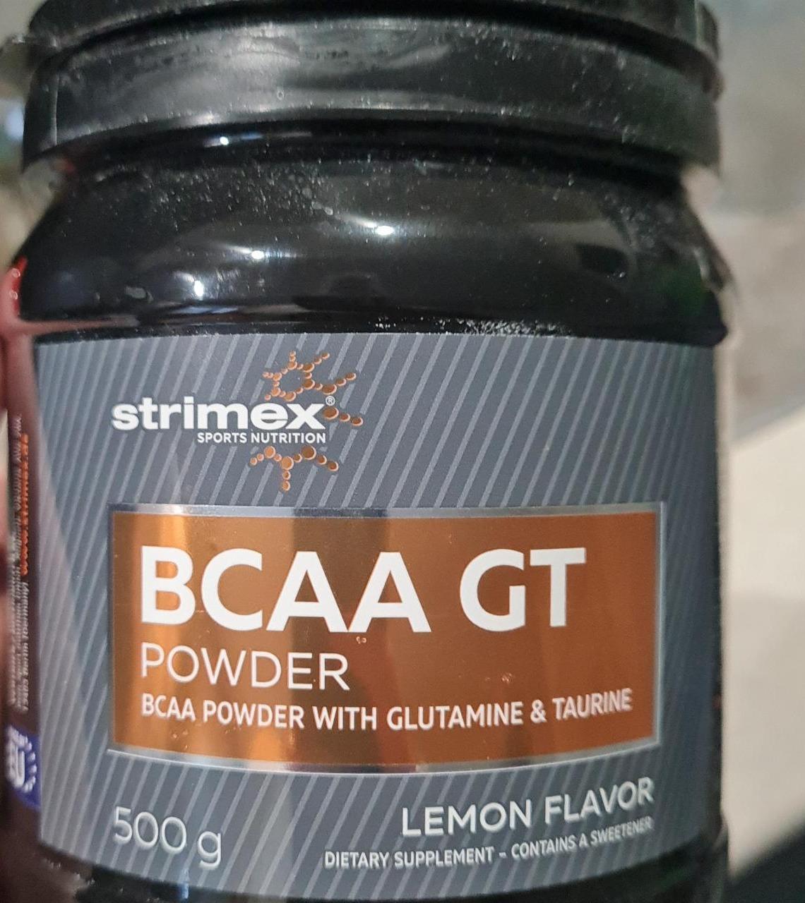 Фото - Аминокислота BCAA GT лимон Strimex