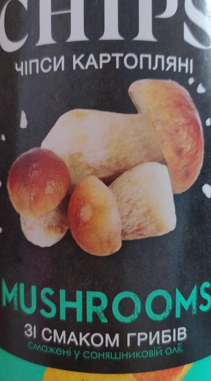 Фото - Чипсы картофельные со вкусом грибов Своя линия