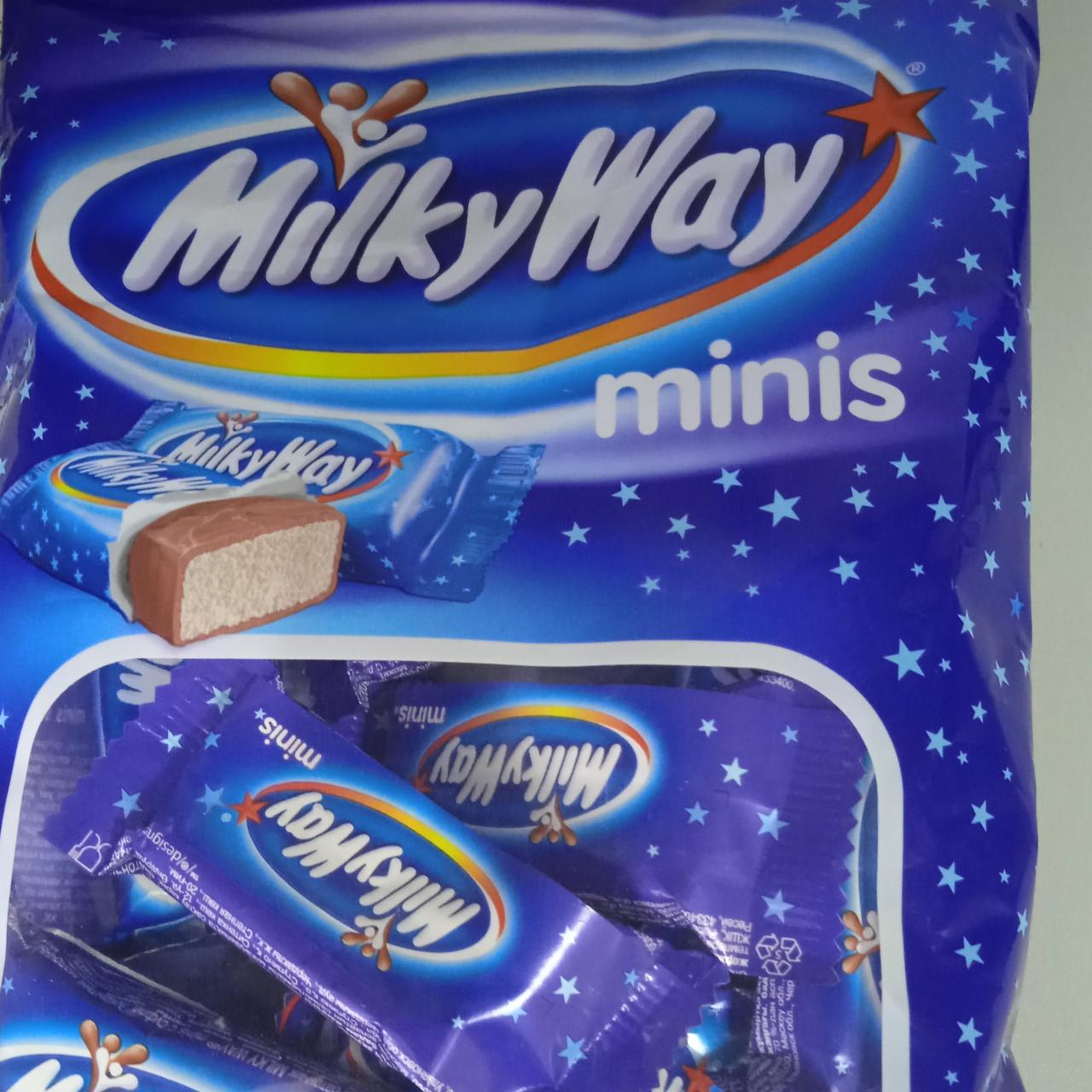 Фото - Батончик шоколадный Минис Milky Way Minis