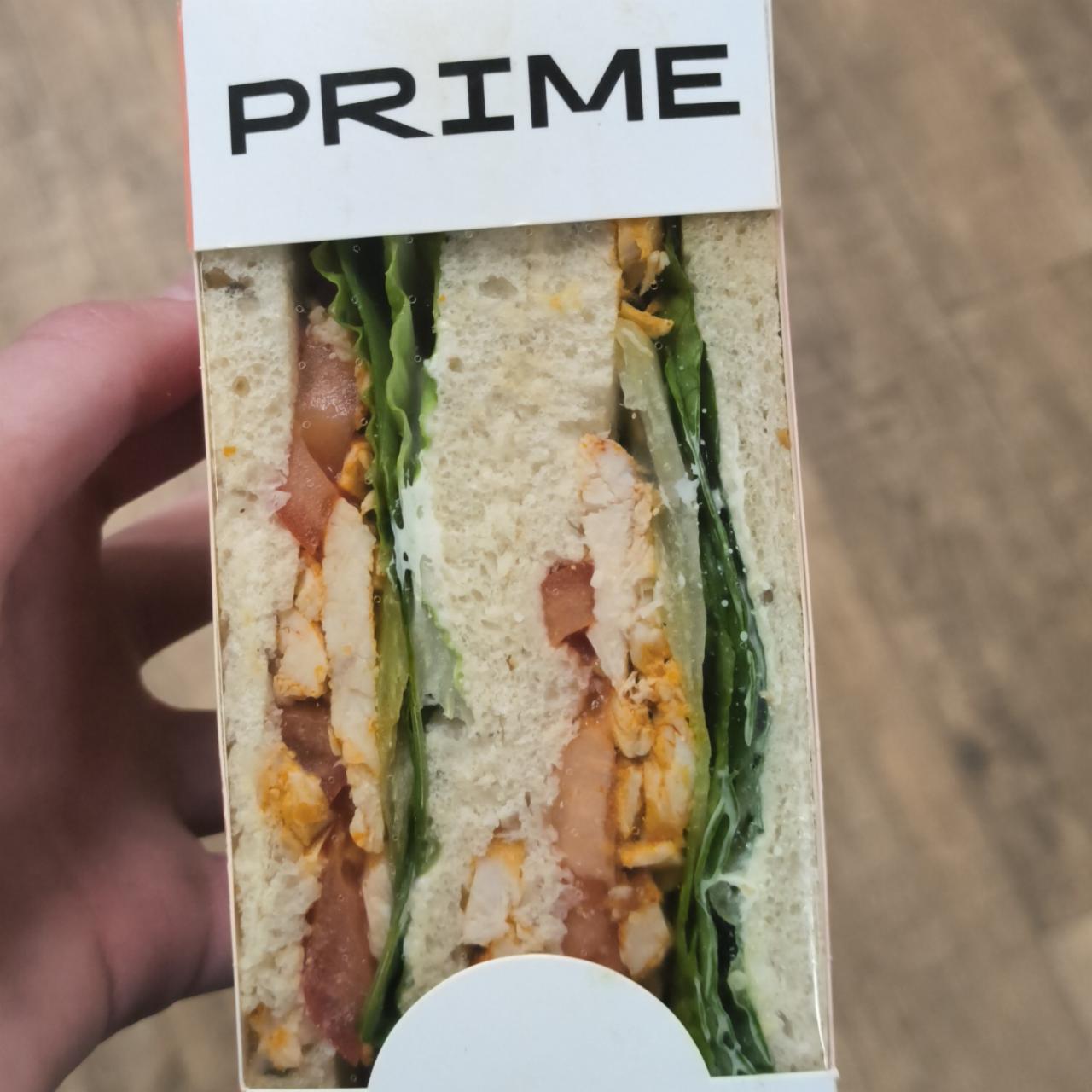 Фото - сендвич чикен цезарь с курицей Prime