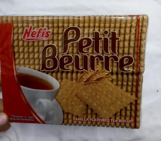 Фото - Печенье Petit Beurre Nefis с ароматом ванили