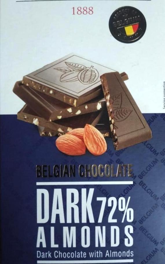 Фото - Шоколад черный с миндалем 72% Корнелис Cornellis