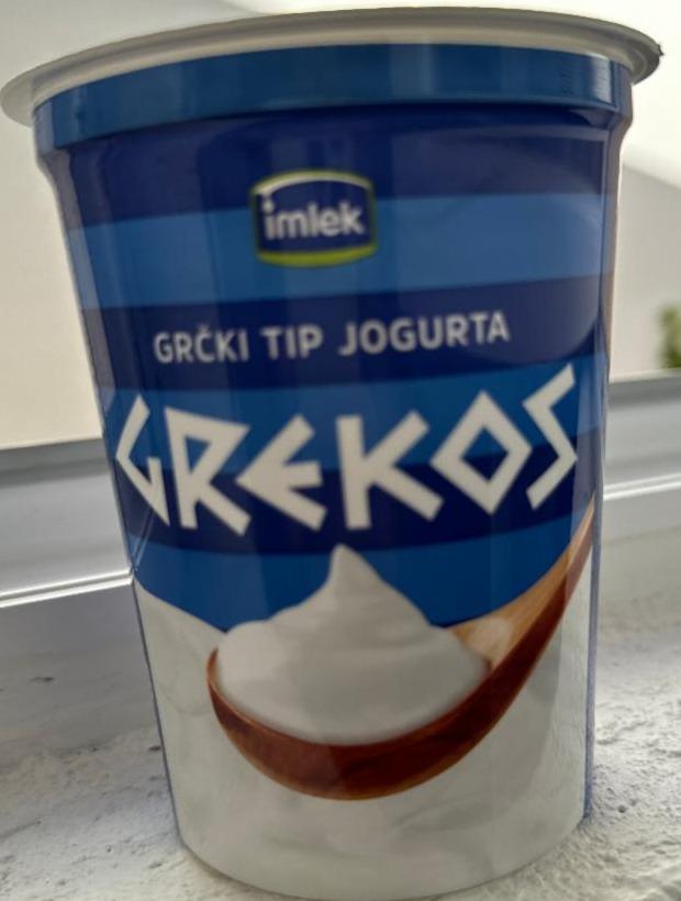 Фото - Греческий йогурт 9% Imlek