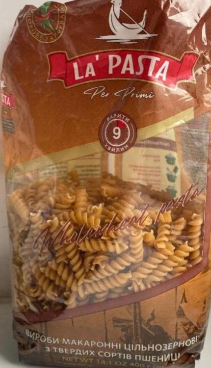 Фото - Макароны цельнозерновые из твердых сортов пшеницы Per Primi La Pasta
