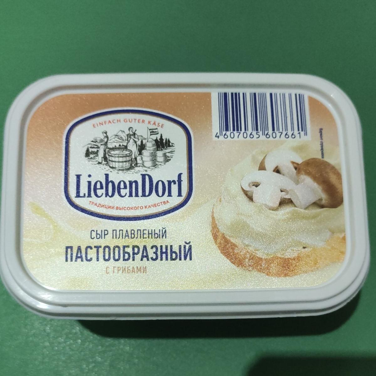 Фото - Сыр плавленый пастообразный с грибами LiebenDorf