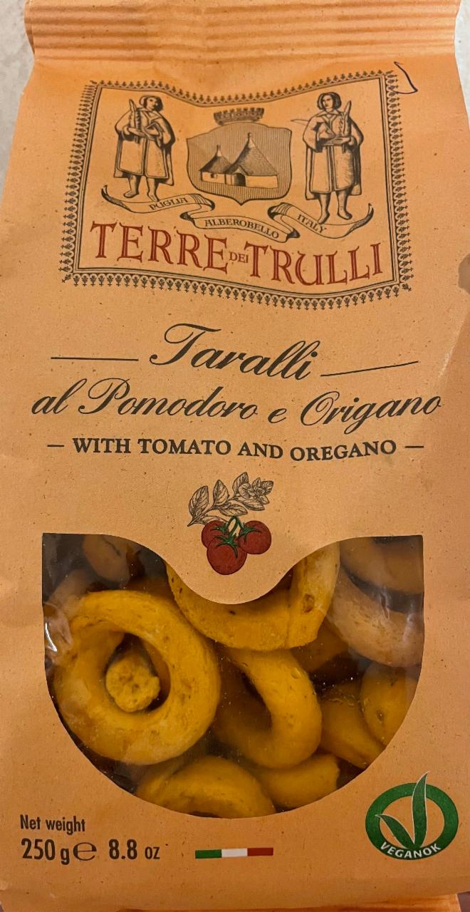 Фото - мучное изделие тралли с томатом и орегано Taralli al Pomodoro e Origano Terre deTrulli