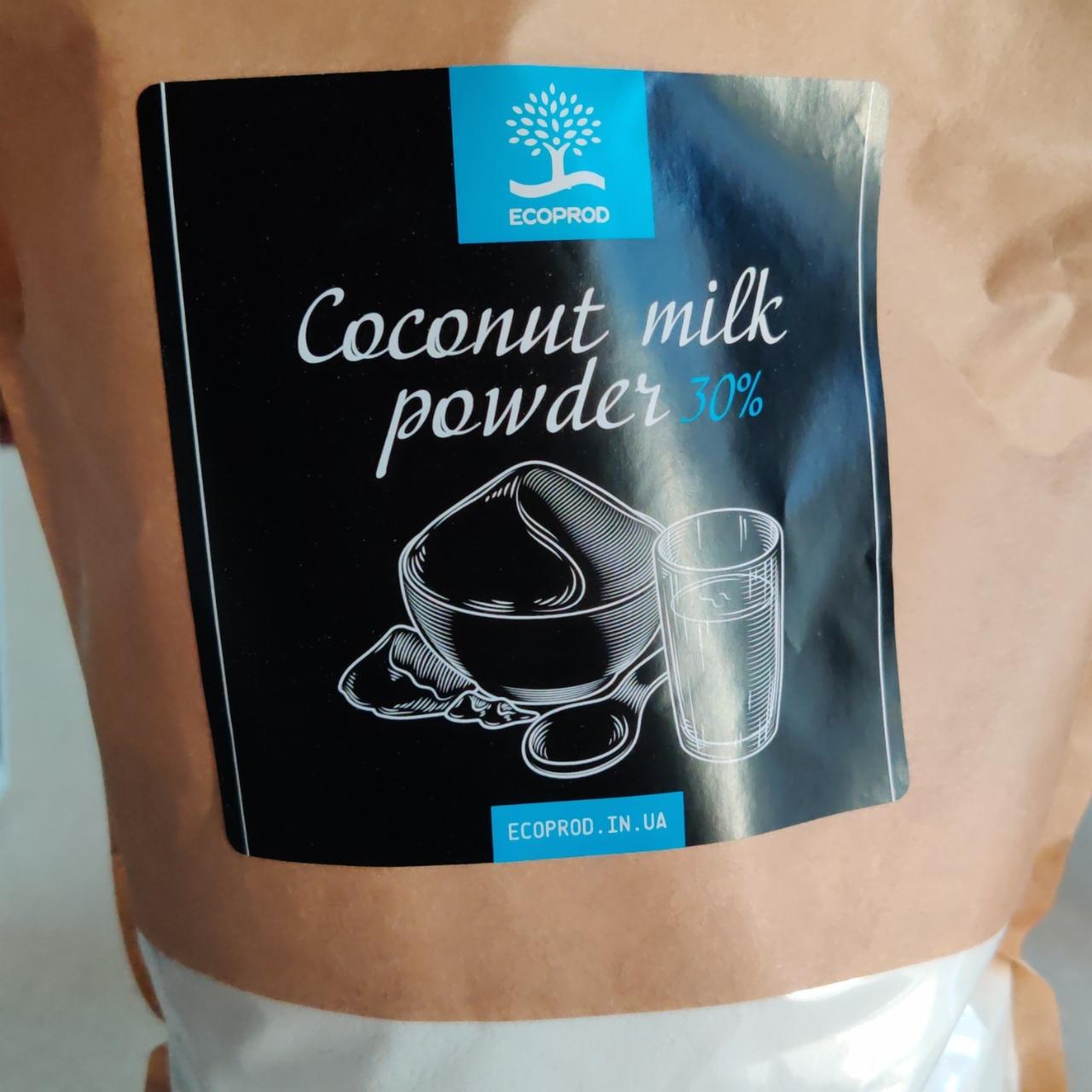 Фото - Сухое кокосовое молоко Coconut Milk Powder 30% Ecoprod