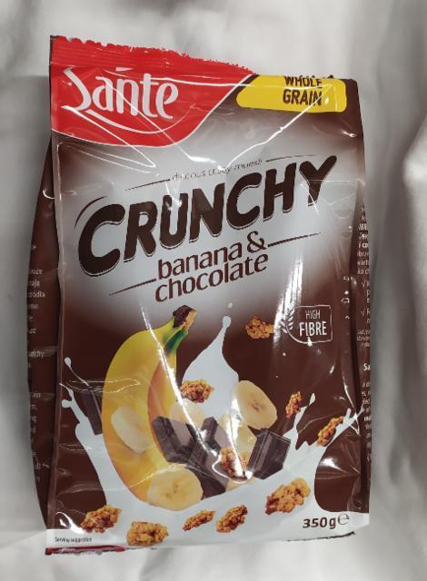 Фото - Sante Crunchy banana a chocolate шоколад и банан