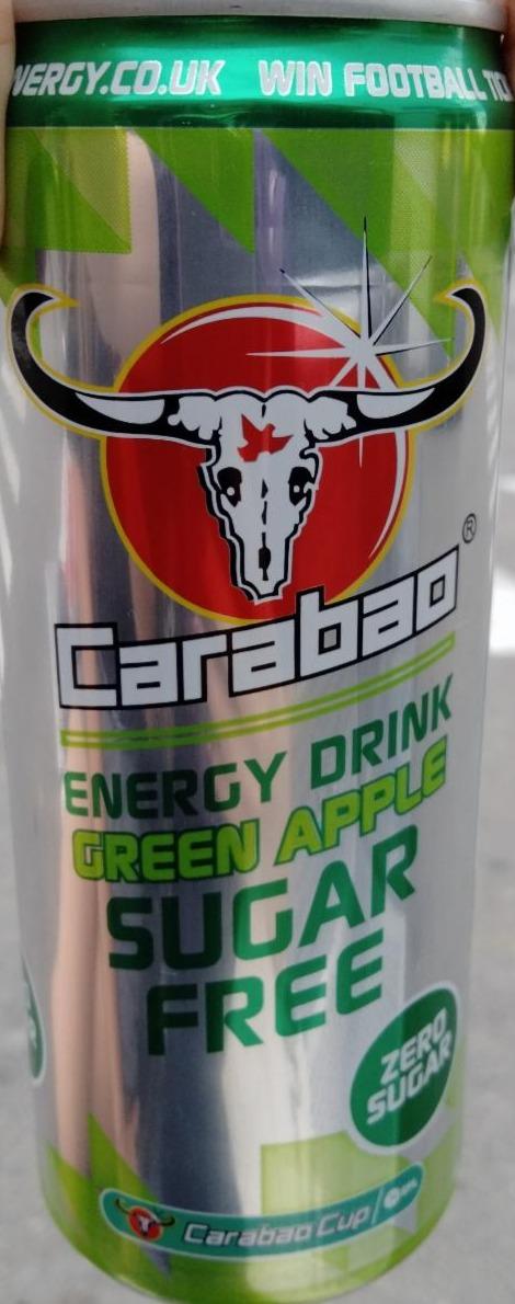 Фото - напиток энергетический green apple sugar free Carabao
