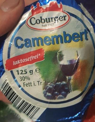 Фото - сыр с плесенью 30% Camembert Coburger