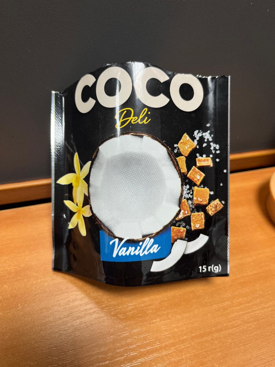 Фото - Чипсы кокосовые Vanill Coco Deli
