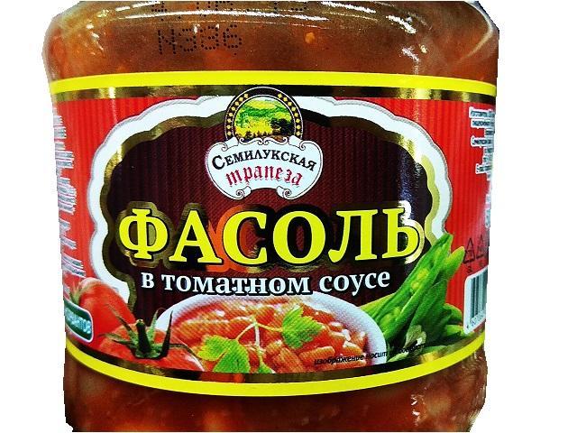 Фото - Фасоль в томатном соусе Семилукская трапеза