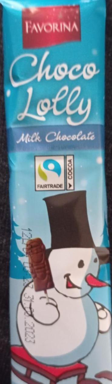 Фото - молочный шоколад на палочке Favorina
