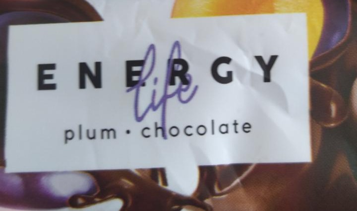Фото - фруктовый батончик Energy Life с черносливом в шоколаде NL